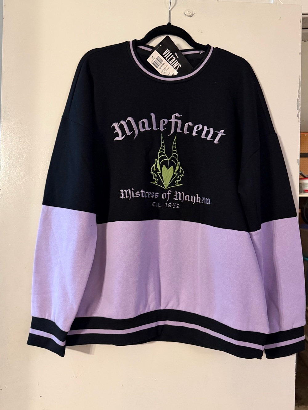 BoxLunch collab Disney Maleficent Crewneck Sweatshirt THE PRICE IS FIRM